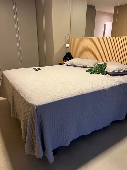 Cama box queen + colchão Herval 