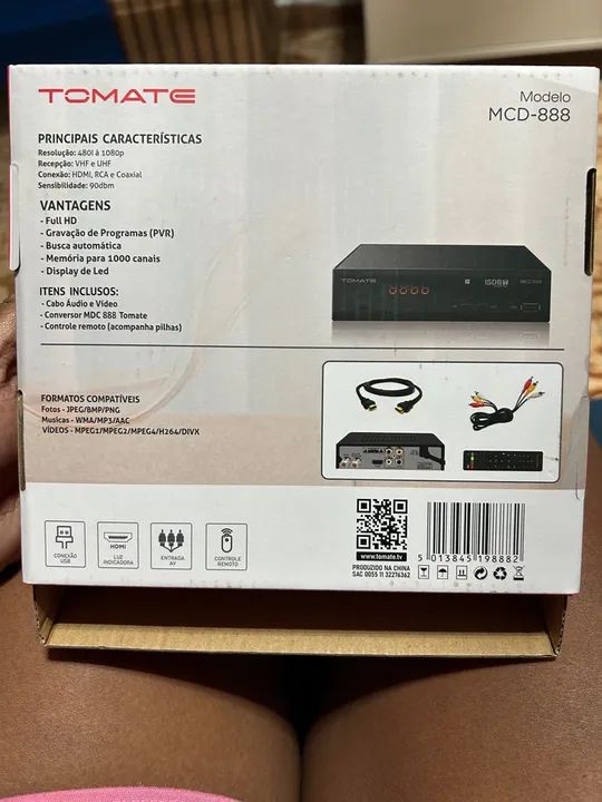 Conversor Digital Tomate MDC 888 Full HD