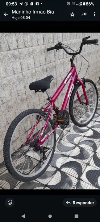 Bicicleta Aro 24 com marcha - Foto 2
