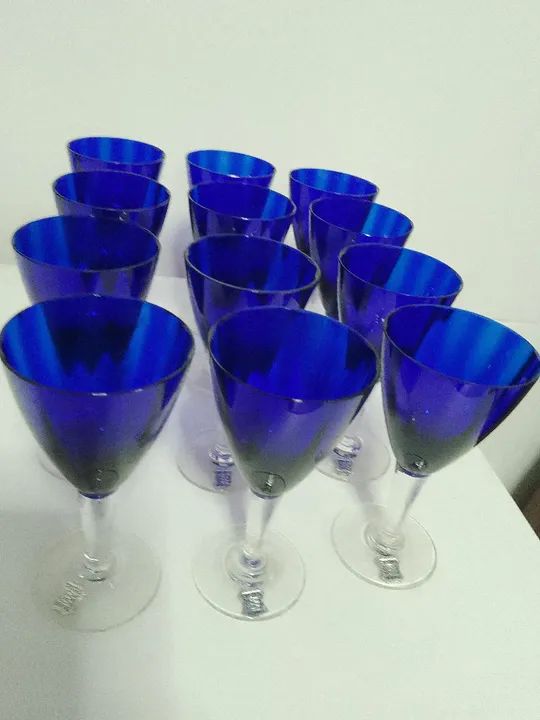 Taças cristal Hering antigas (vinho)