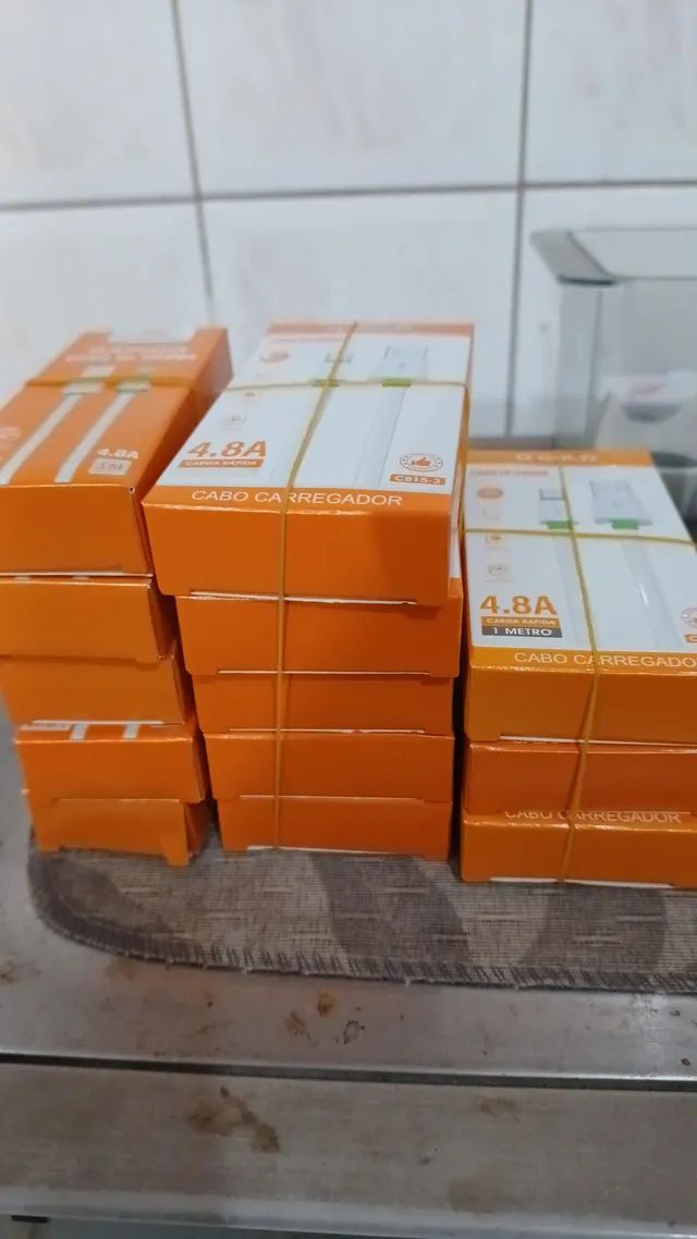 Carregador todos modelos Android e iOS tipo c e light - Foto 3