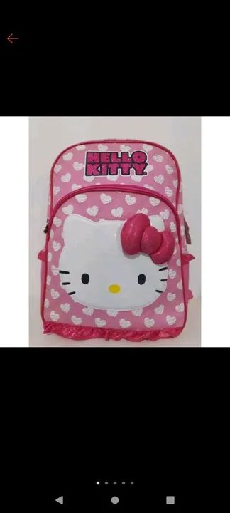 Mochila infantil Nova da  Hello Kitty - Rosa