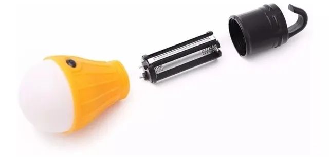 Lâmpada led camping acampamento pesca barraca emergencia + brinde.<br><br> - Foto 4