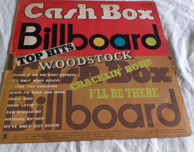 Lp disco vinil -cash Box And Billboard Top Hits-london Choral<br>