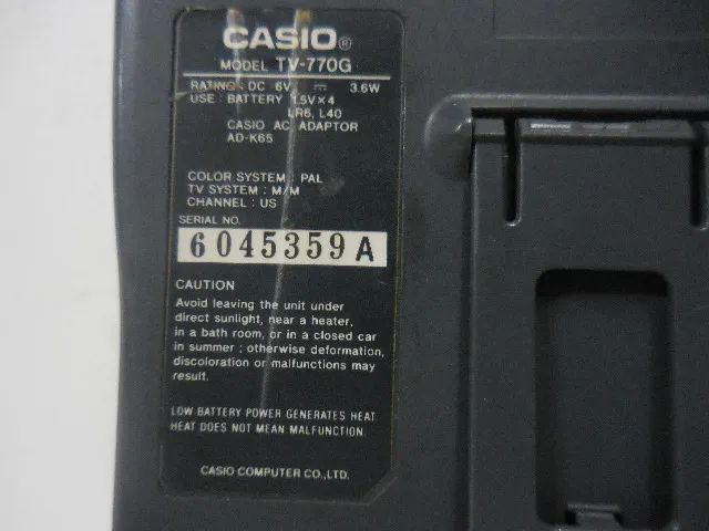 tv antiga portatil casio - Foto 5