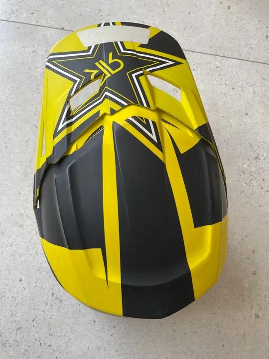 Capacete fox V1 edição rockstar tamanho M - Foto 3