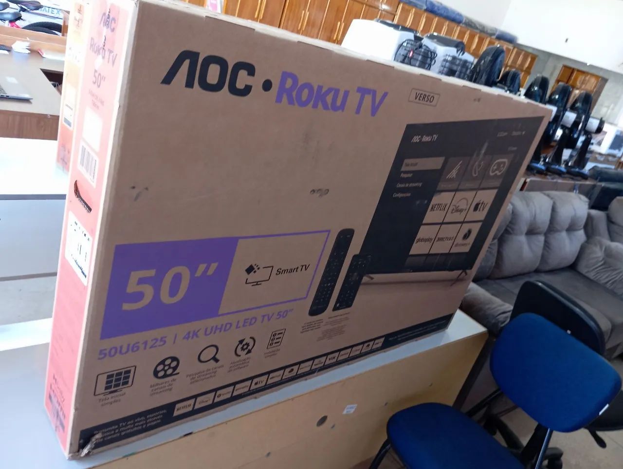 TV SMART AOC 50 POLEGADAS 
