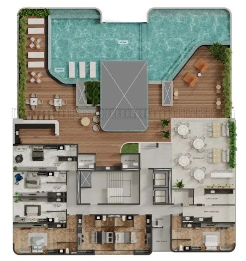 Flat Studio Térreo em Intermarés de frente a praia com 1 quarto. - Foto 10