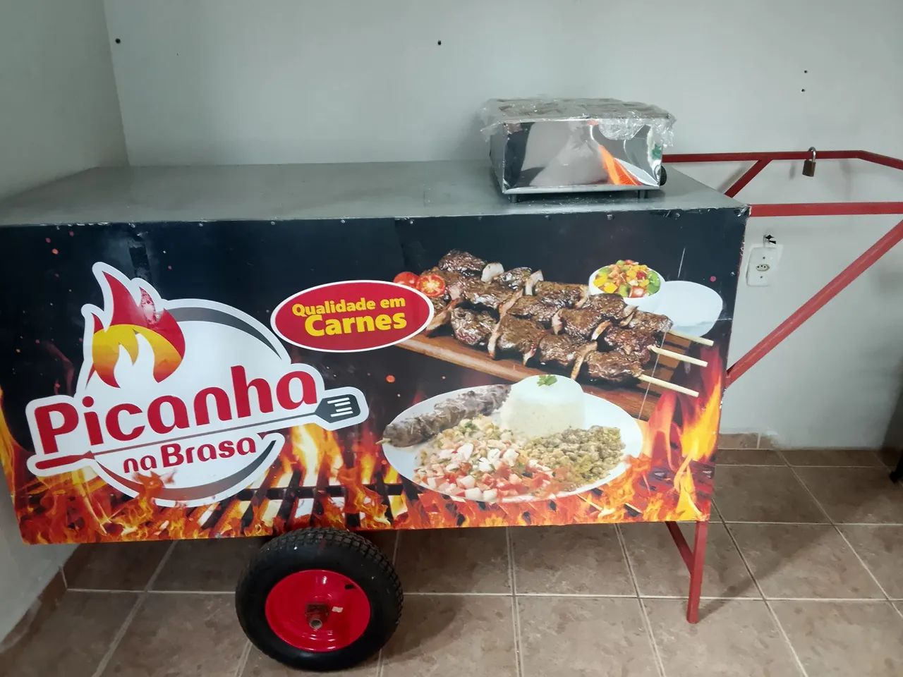 Carrinho de churrasco completo - Foto 4