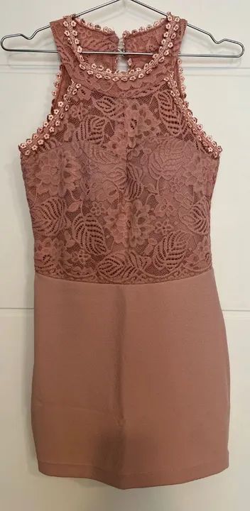 Vestido Social Rosé 