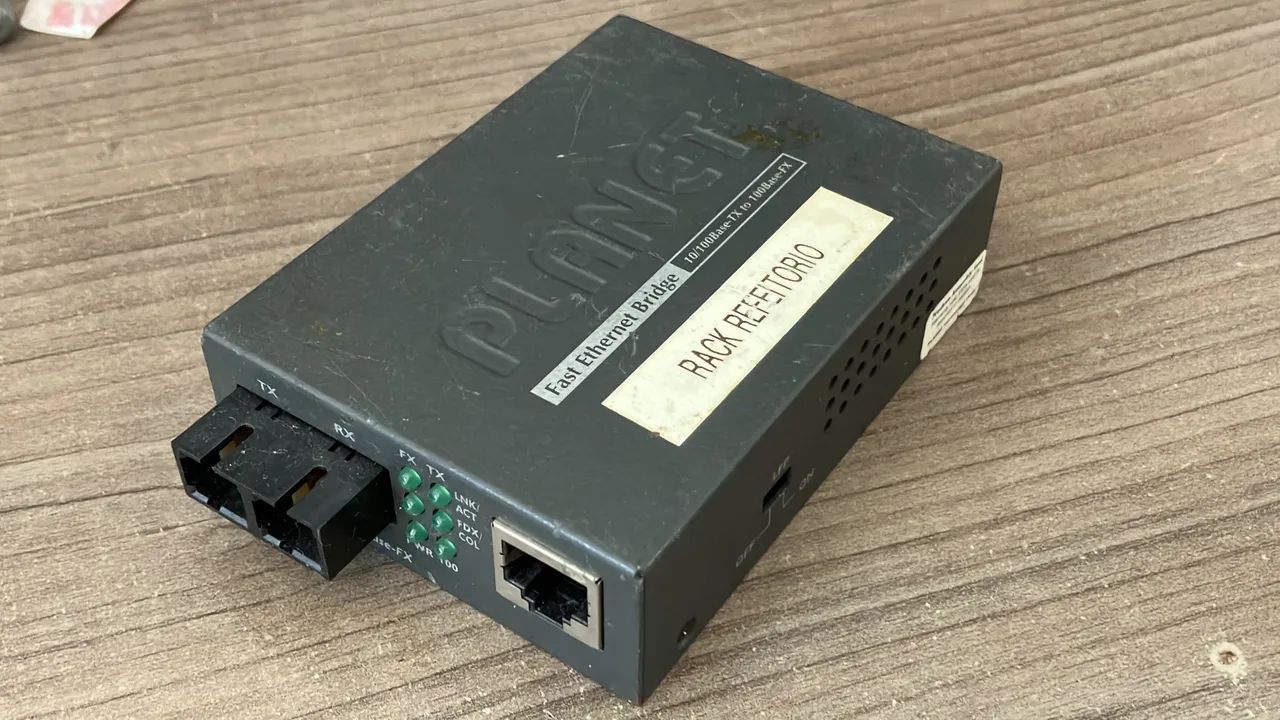 Conversor de mídia internet fibra ótica  - Foto 3