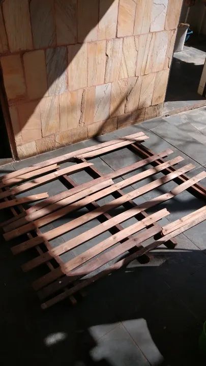 estrado para cama usado cama de casal