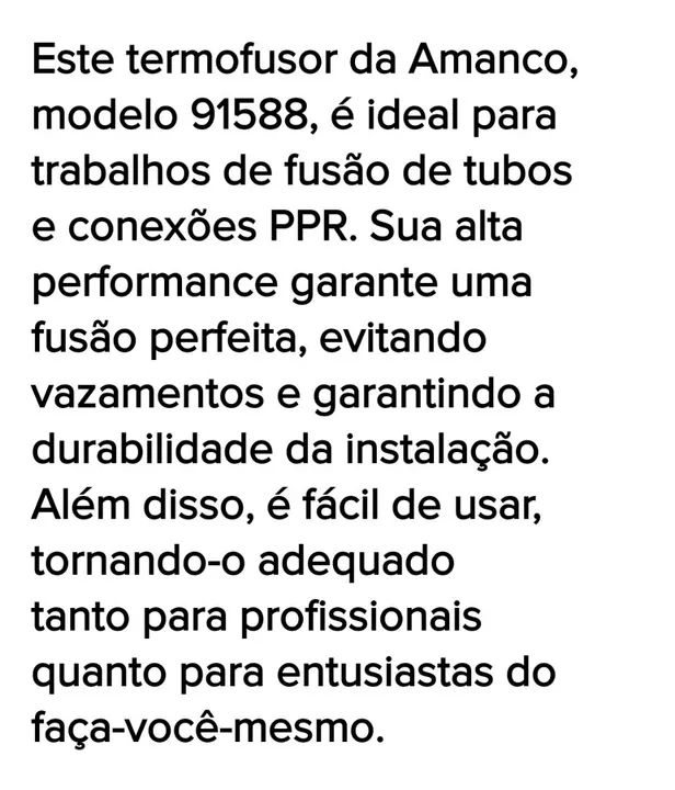Termofusor PPR amanco - Foto 4