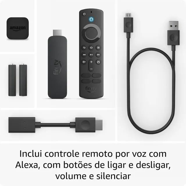 Fire TV Stick 4K | Com Alexa - Wifi 6 - HDR -  Dolby Vision/Atmos - Foto 3