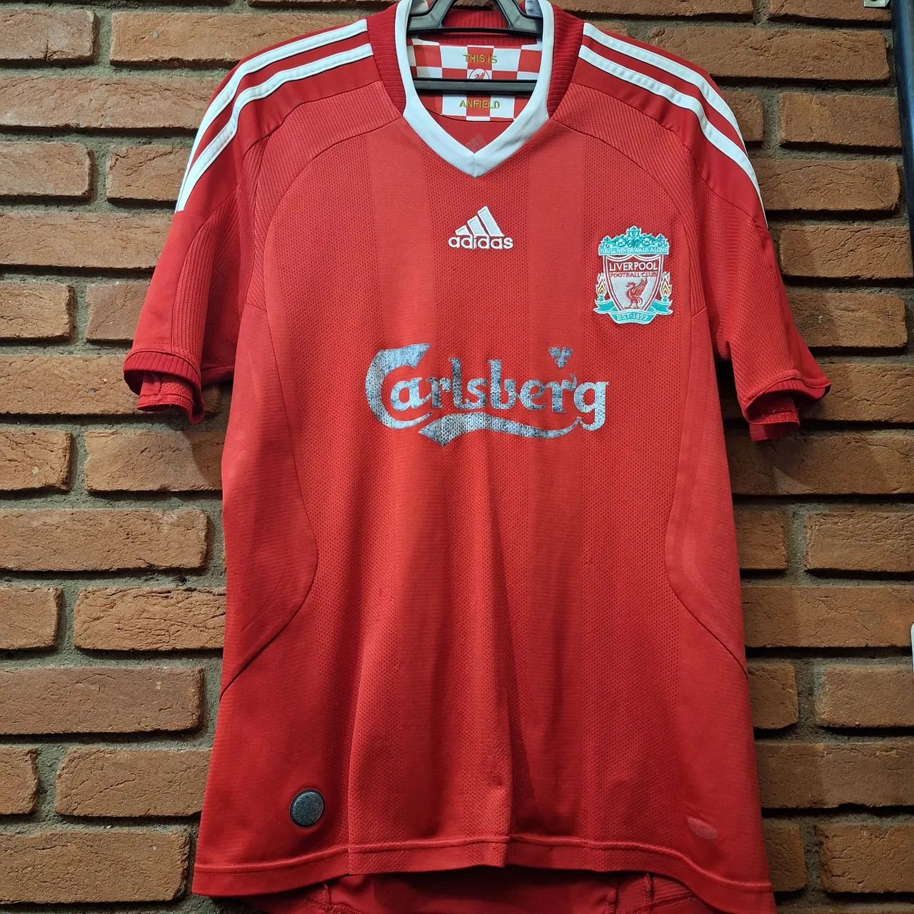 Camisa Liverpool Inglaterra adidas 2008