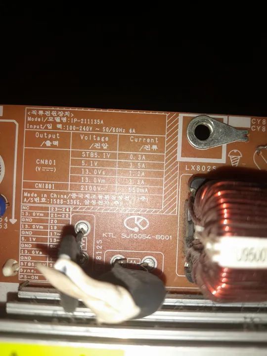 Placa fonte mais inverter tv samsung Ln40a550 - Foto 4