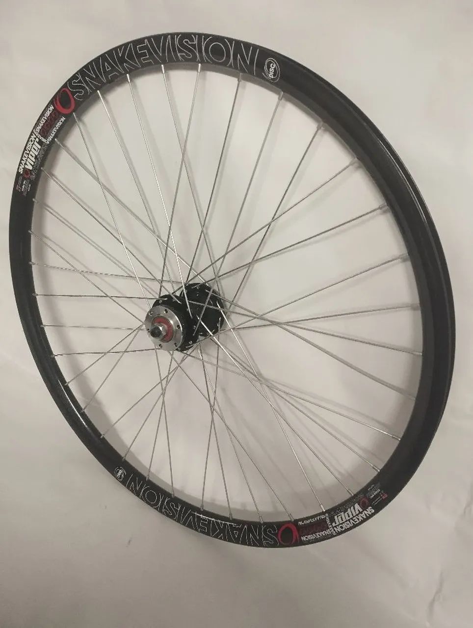 Roda Dianteira 26 Viper SnakeVision Disc Preto Nova - Foto 3
