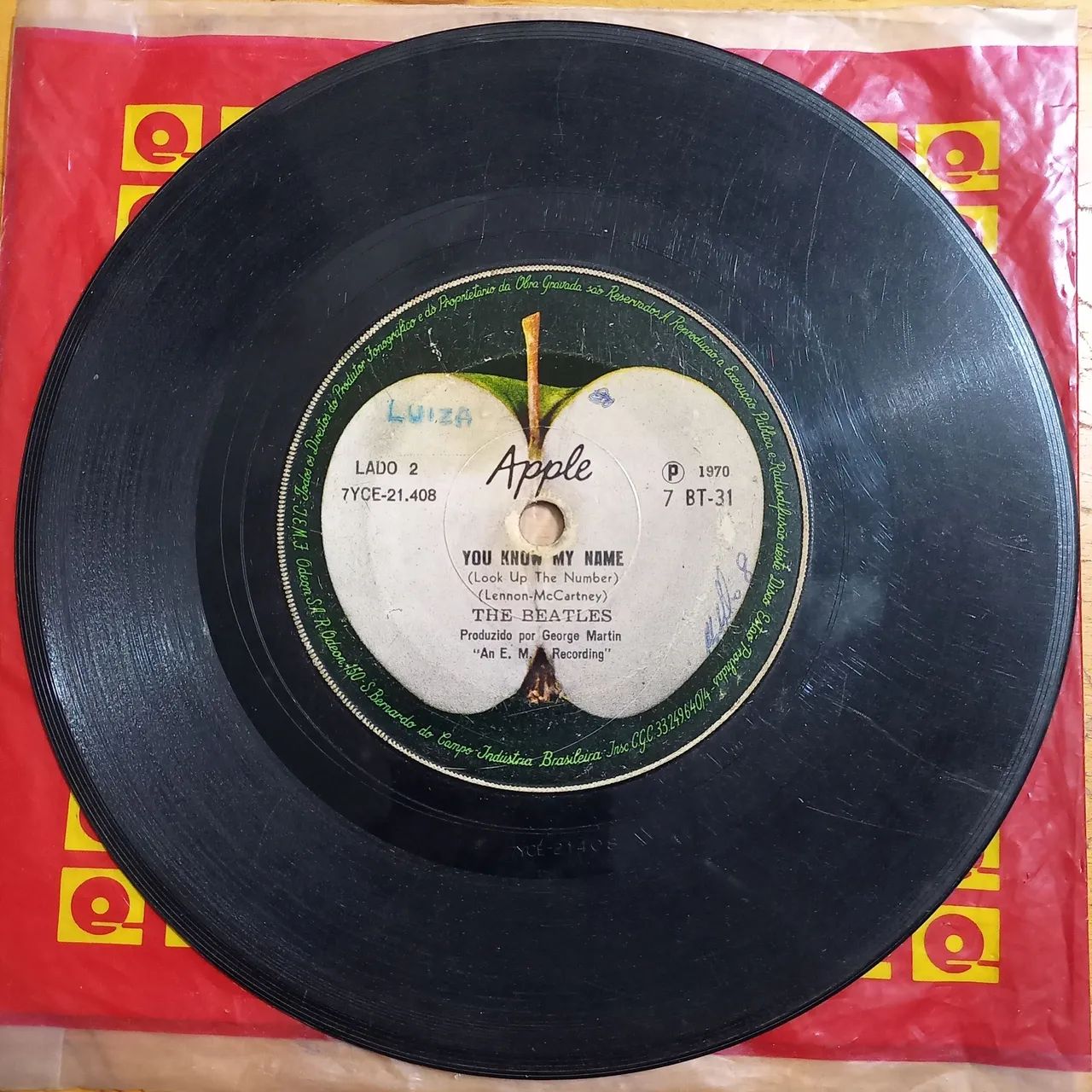 The Beatles- Disco de vinil Silgle - Let it be - Foto 3