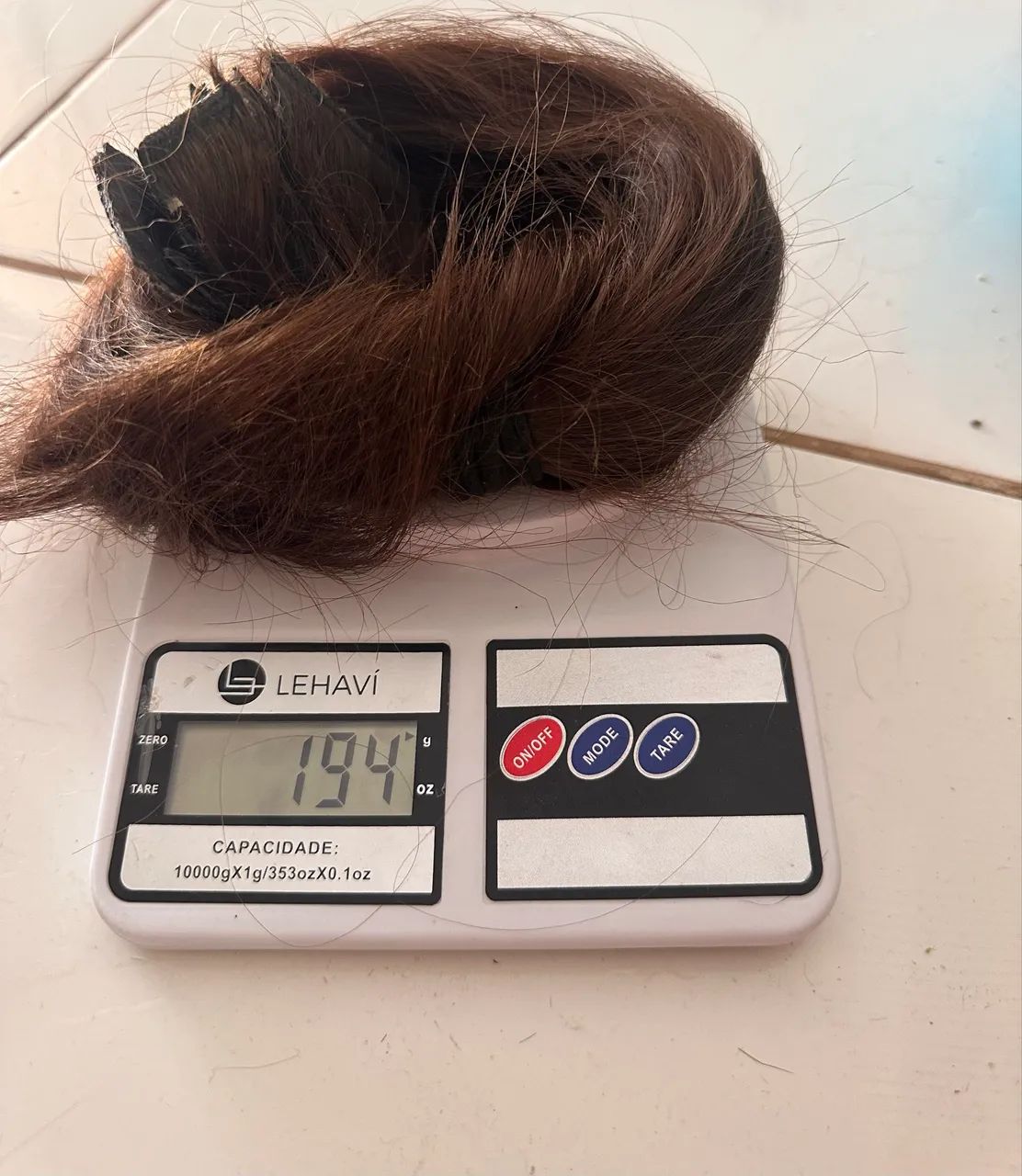 Mega Hair Natural Liso Castanho - 63cm / 194g - Foto 2