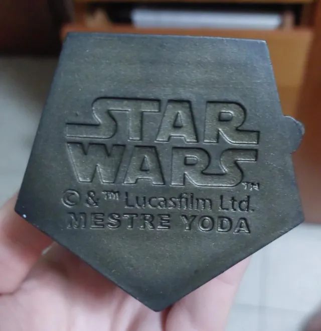 Bustos Star Wars Nerd ao Cubo - Mestre Yoda e Chewbacca  - Foto 3