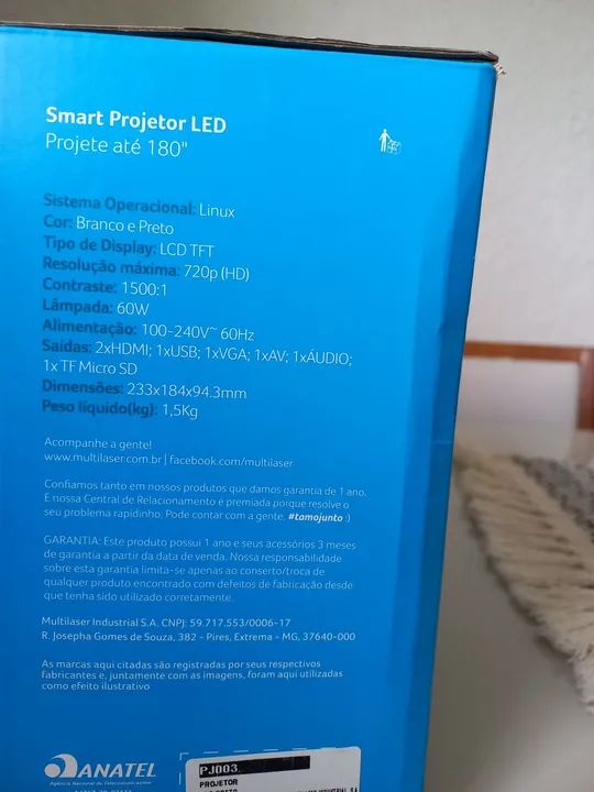 Smart projetor Led multilaser  - Foto 3