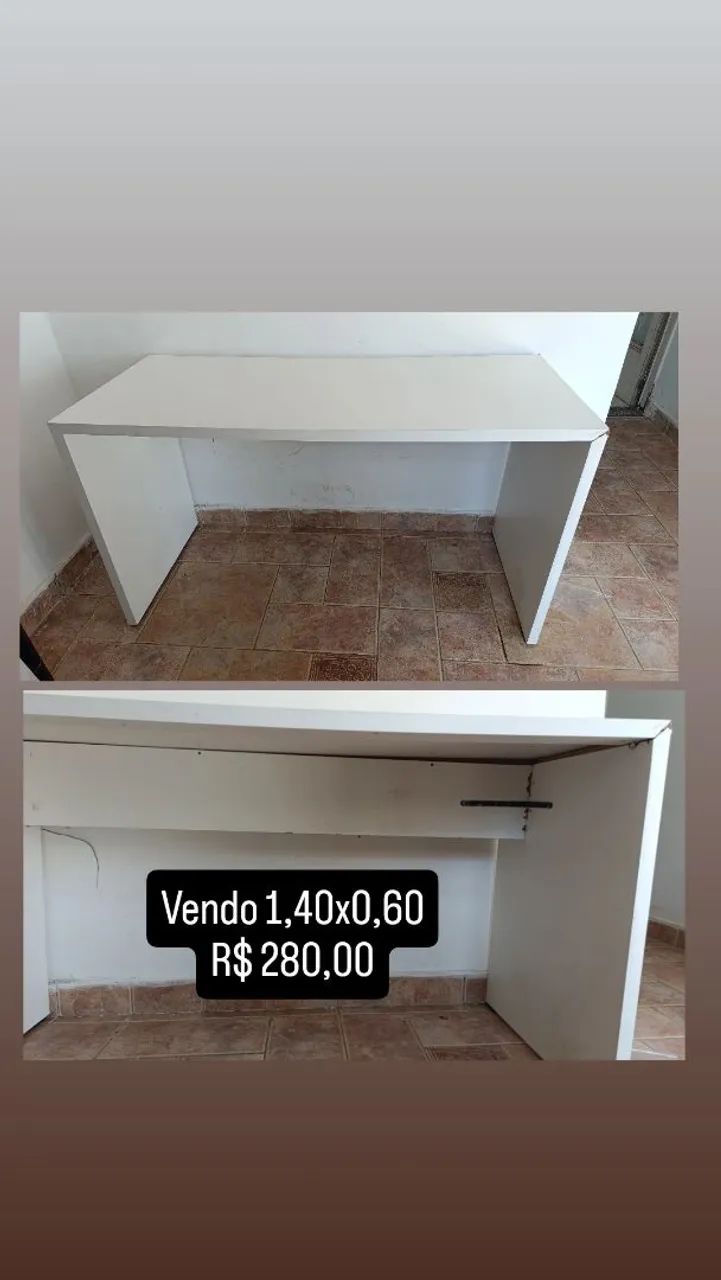 Mesa MDF Branca