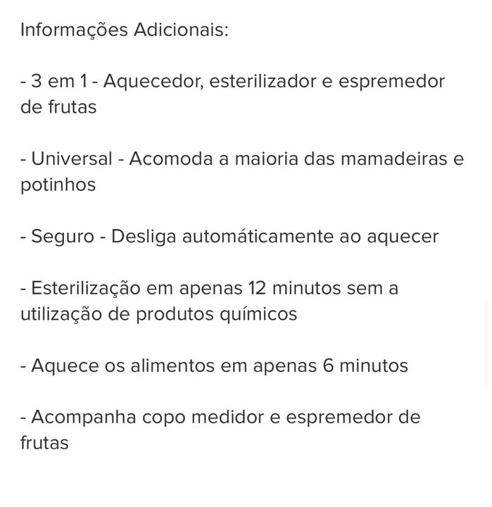 Aquecedor 3 em 1 multikids - Foto 4