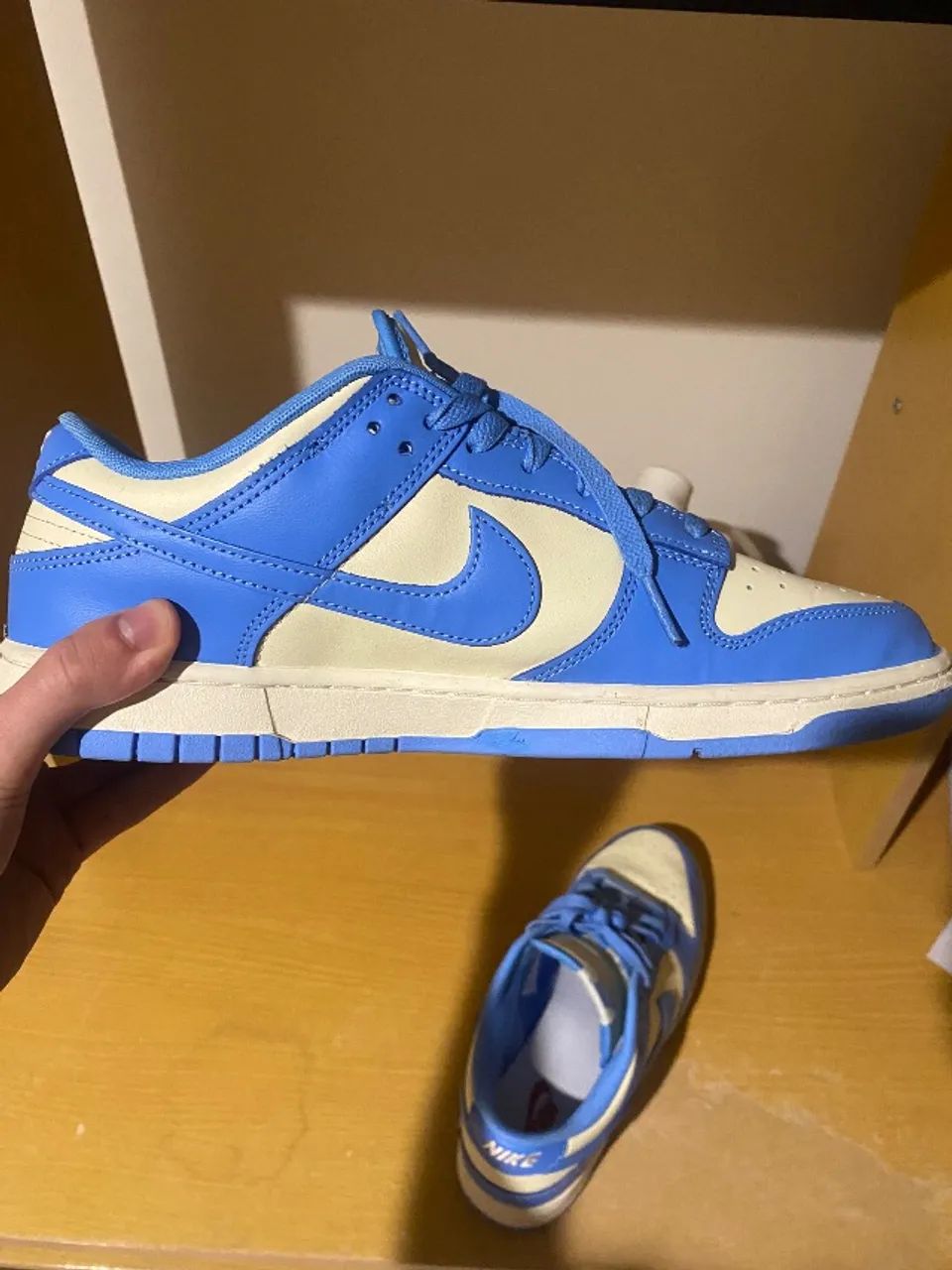 NIKE DUNK BLUE E VANS KNU SKOOL PRETO ORIGINAIS - Foto 2