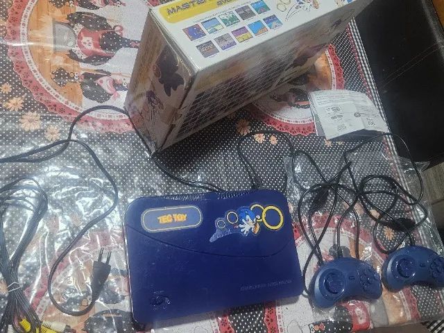 Master System Evolution (Tectoy) com 132 jogos na memória + 2 controles serial batendo - Foto 4