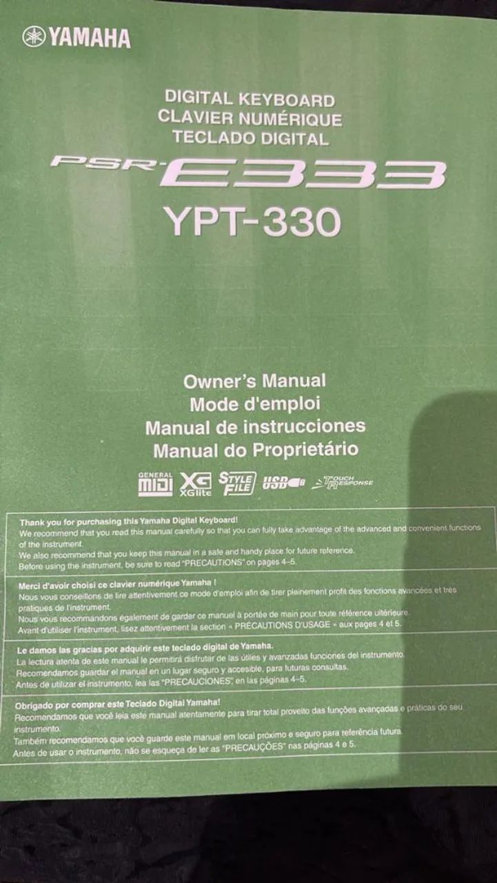 Teclado Yamaha PSR-E333 - Foto 4