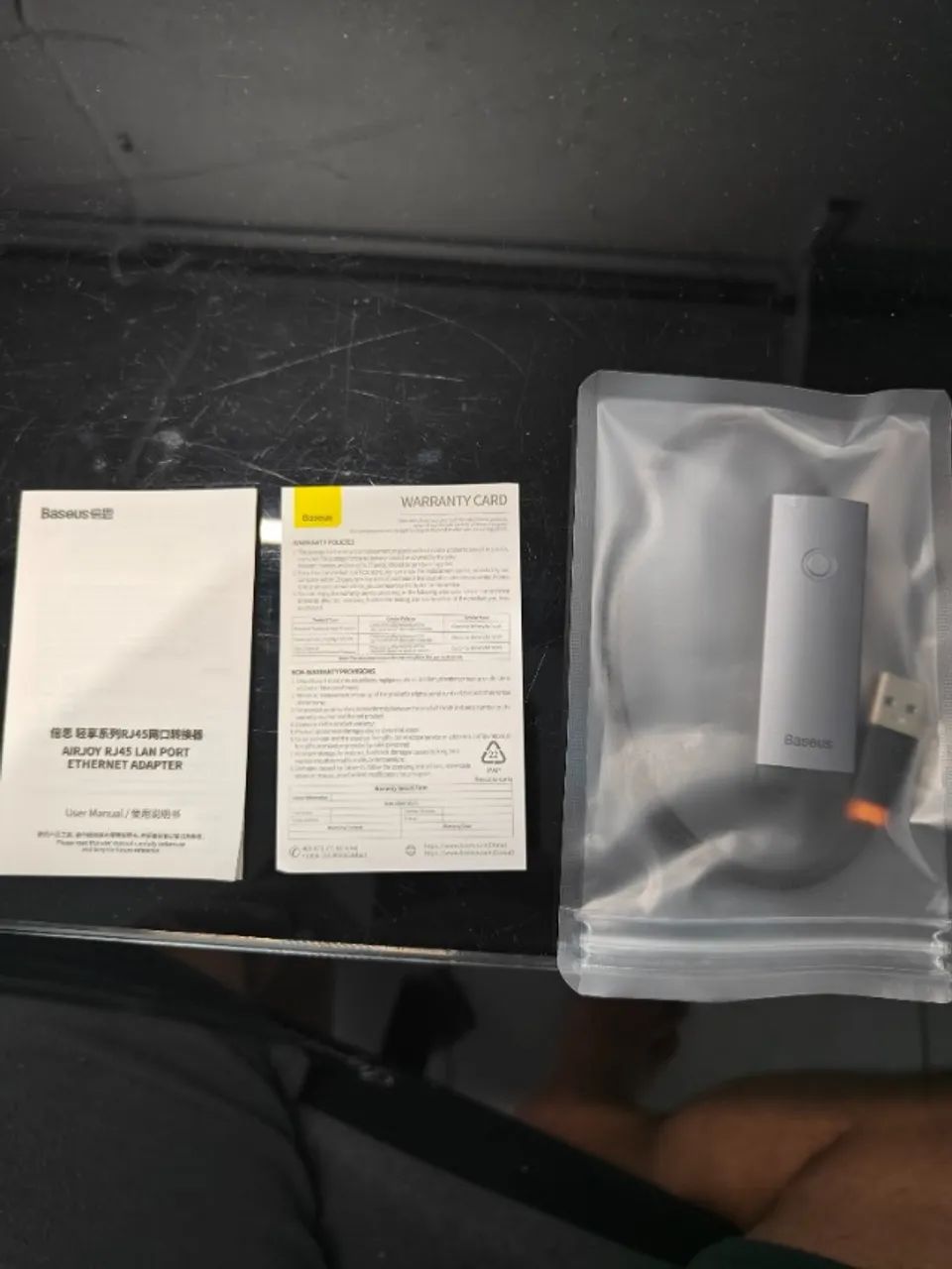 Placa de rede gigabit 1000 Mbps USB Baseus, ideal para melhorar a velocidade da rede! - Foto 4