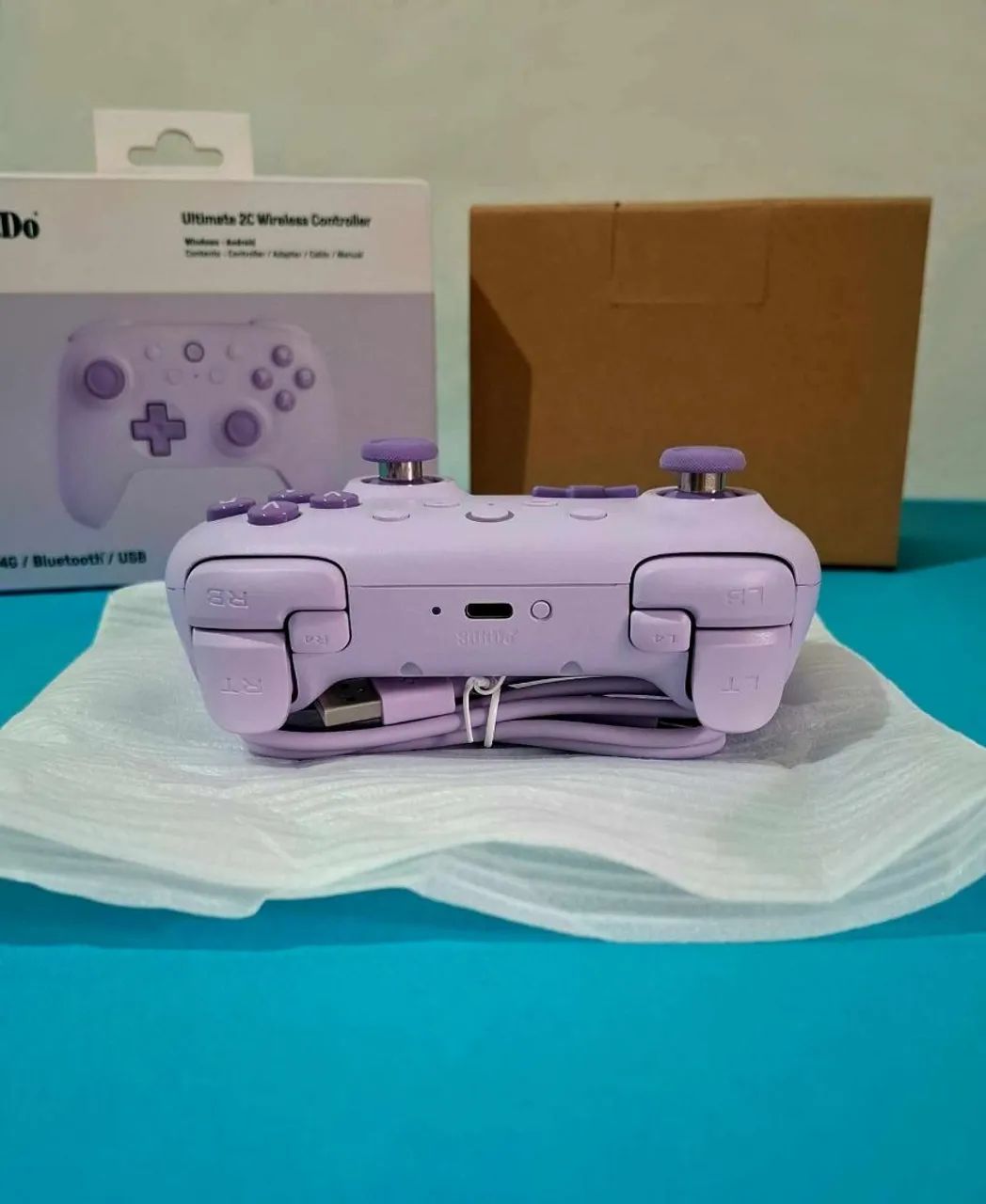 Controle 8BitDo Ultimate 2C, Hall Effect, Bluetooth/Dongle/Cabo - GAMER - Foto 3