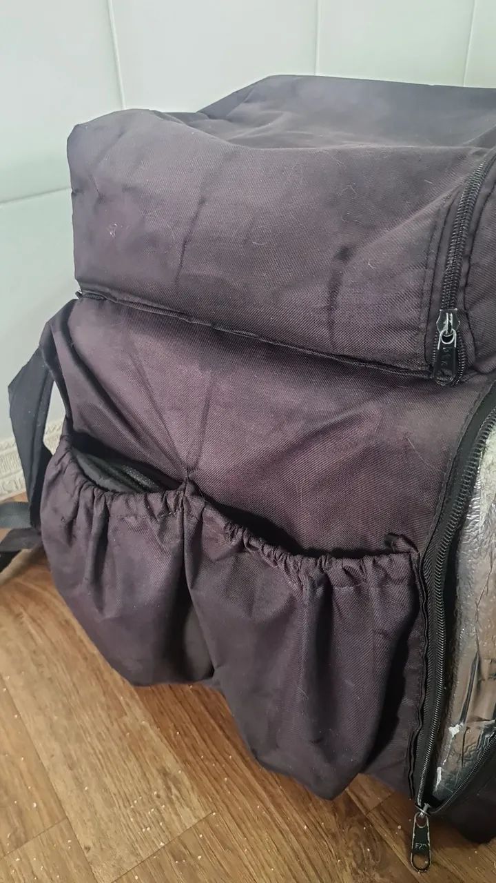 Mochila Bag Térmica motoqueiro 45l usada - Foto 2