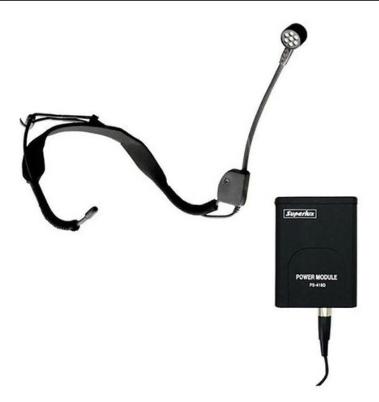 Microfone Headset Superlux Pra 30 D Xlr C/ Adaptador Ps418d - Foto 2