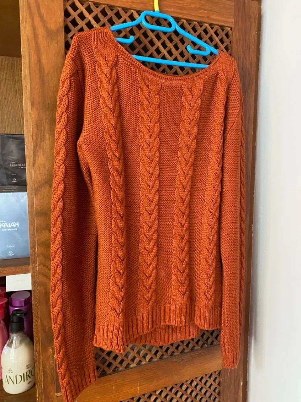 Blusa de Lã na cor Terracota P/M