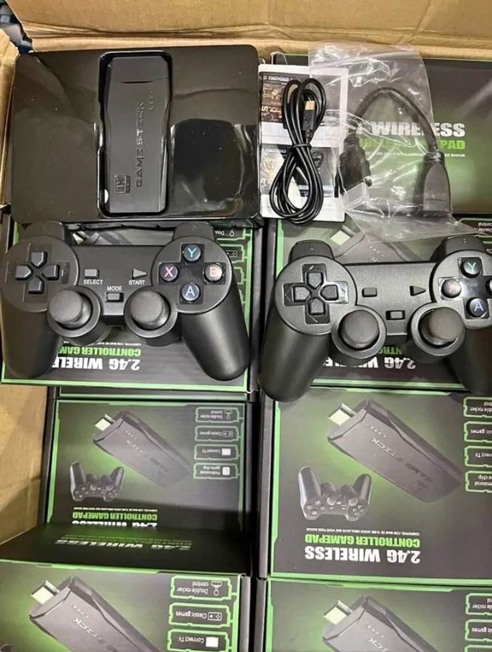 Game Stick Retro 4K Hdmi 2 Controles Sem Fio + De 20.000 Jogos