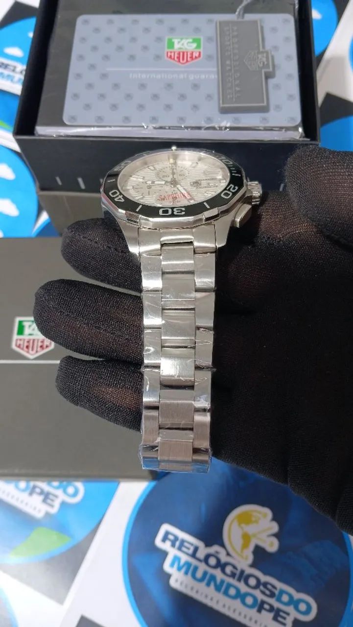 TG AQUARECER CHNOGRAPH FUNDO BRANCO - Foto 4