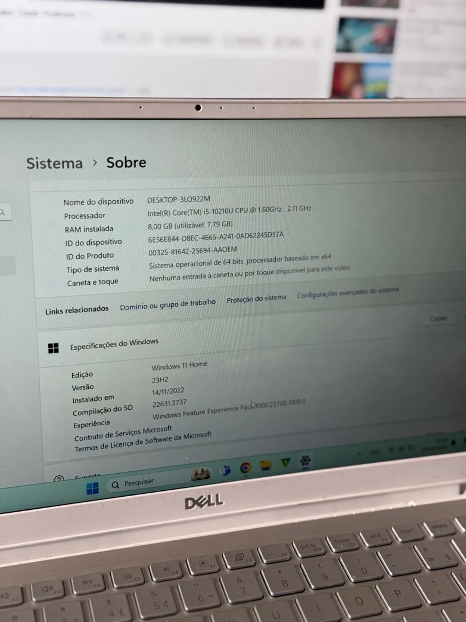 Notebook dell 13 polegadas ultrafino 400g - Foto 3