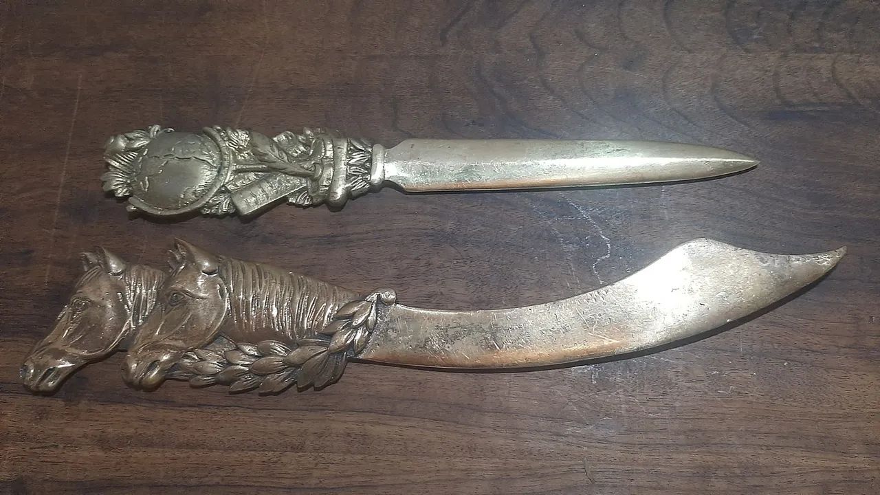 Para de Abridor de Cartas Antigos - Foto 2