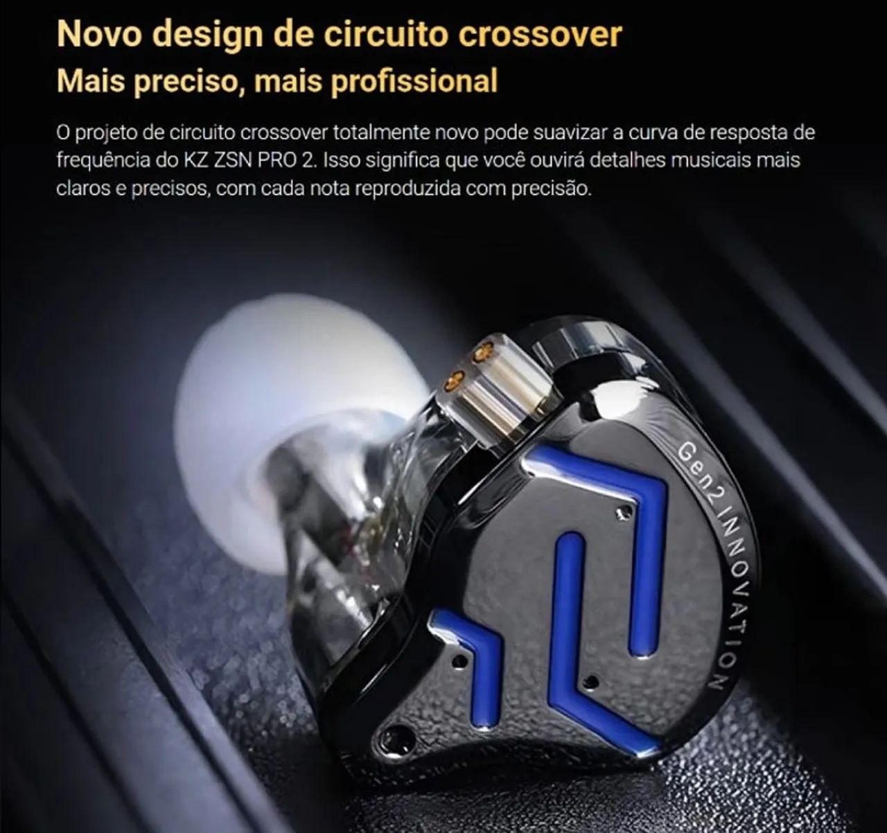 Fone KZ ZSN PRO 2 - Foto 4