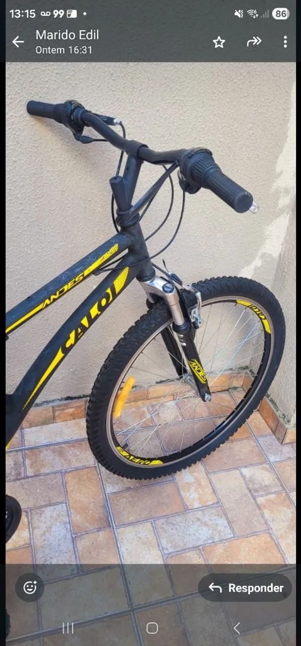 Bicicleta caloi aro 26 semi nova - Foto 3
