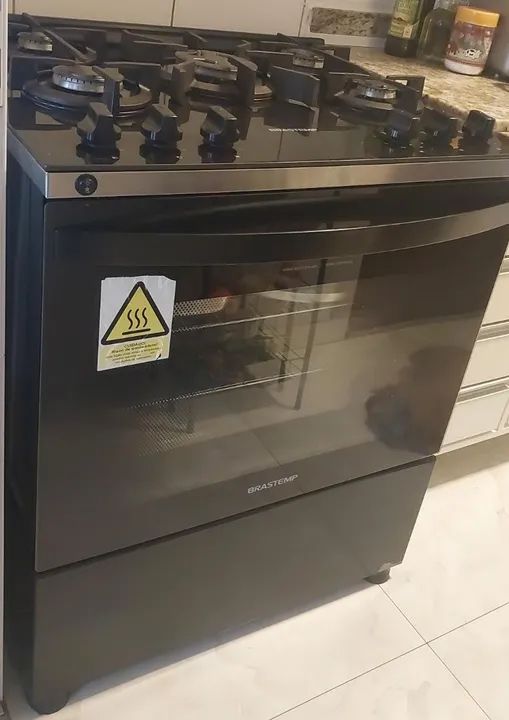 Imperdivel!!! Lindo Fogão Brastemp 5 Bocas com tampo de vidro!