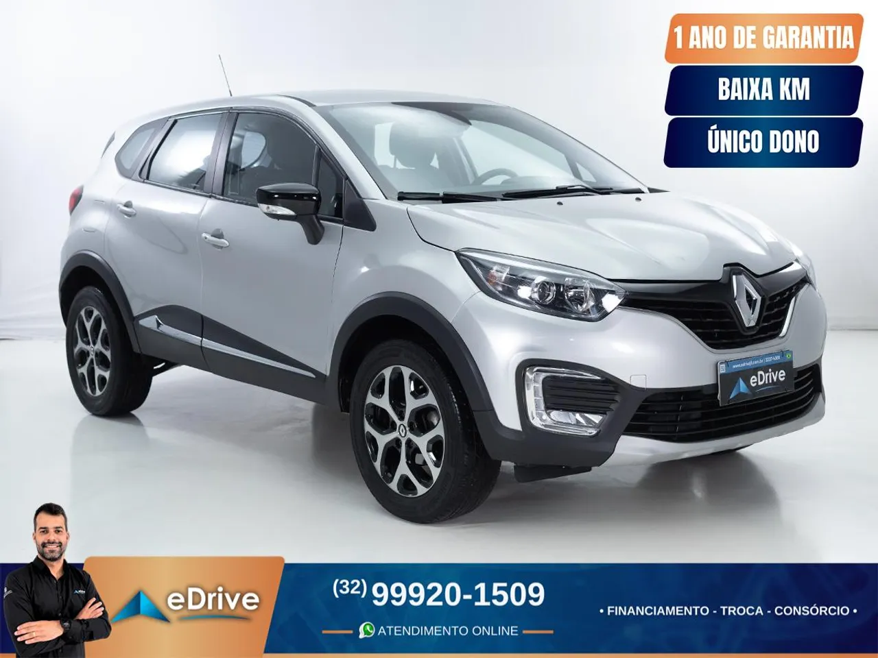 RENAULT CAPTUR INTENSE 1.6 16V FLEX 5P AUT. 2019/2019