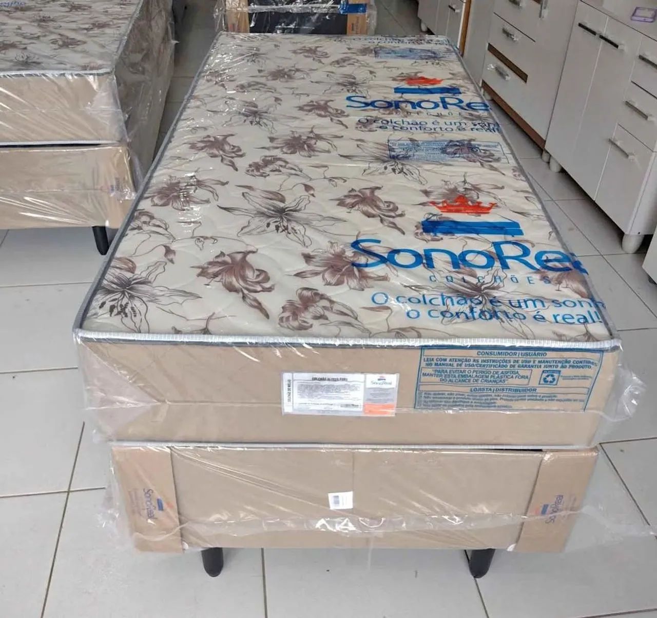 Cama Box SonoReal solteiro com molas ensacadas  - Foto 2