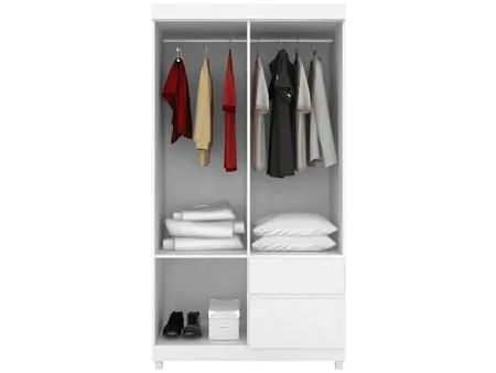 Guarda-Roupa 4 Portas Branco - Perfeito para seu quarto! - Foto 2