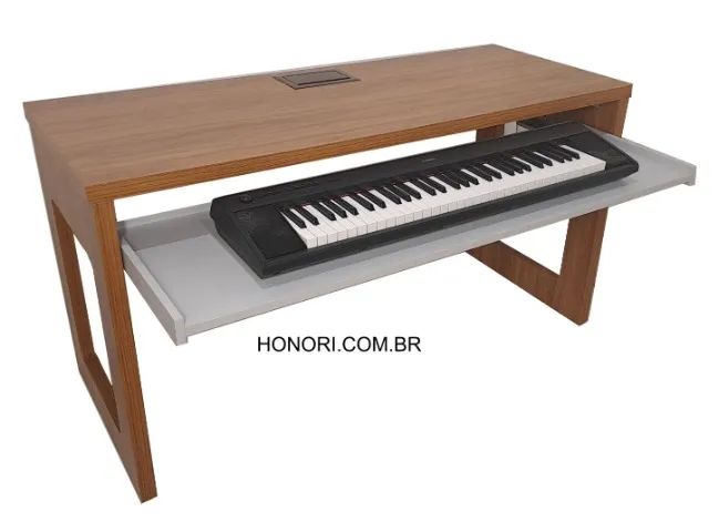 Mesa para piano e teclado musical - Luciane - Marcenaria Honori