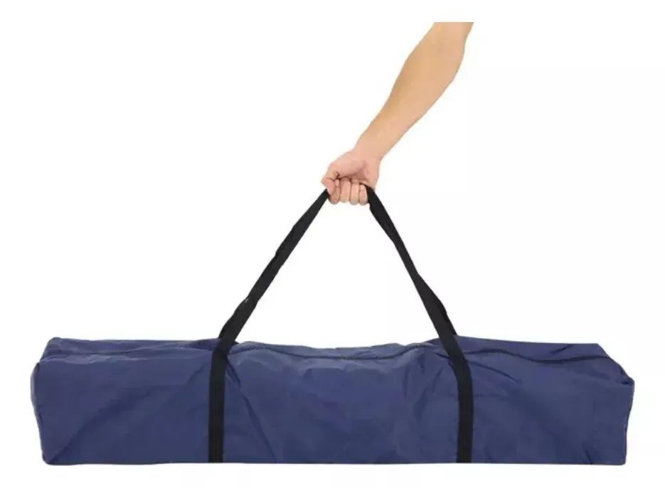 Belfix tenda gazebo sanfonado articulada 3x3m mala transporte cor azul - Foto 4