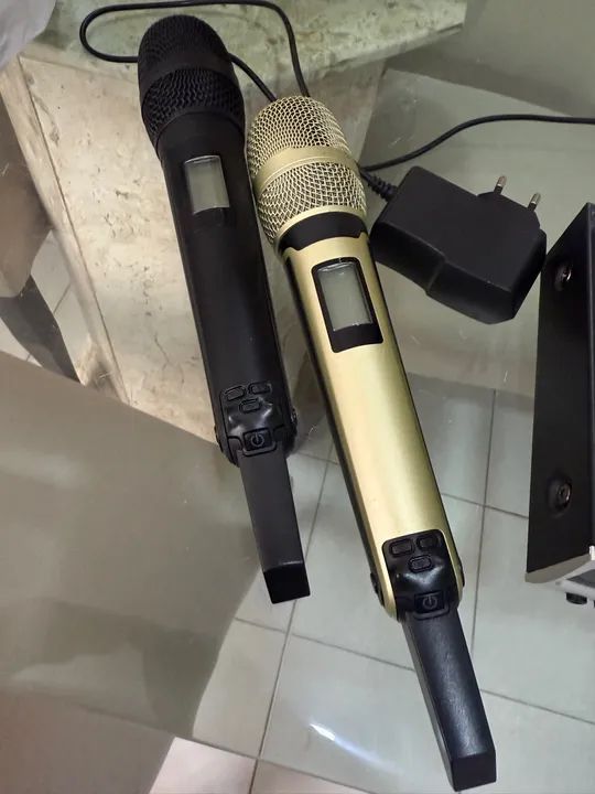 Microfone Sennheiser EW Ew 135G4 cor preto/dourado