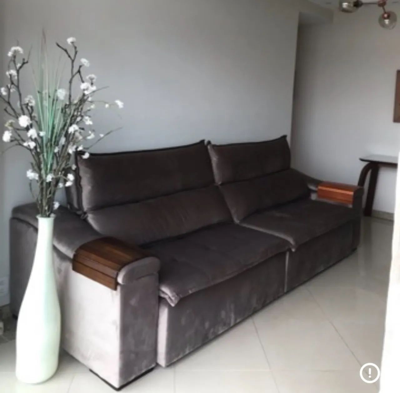Vendo lindo sofá ARAMIS molas ensacadas pillow 20cm - Foto 3