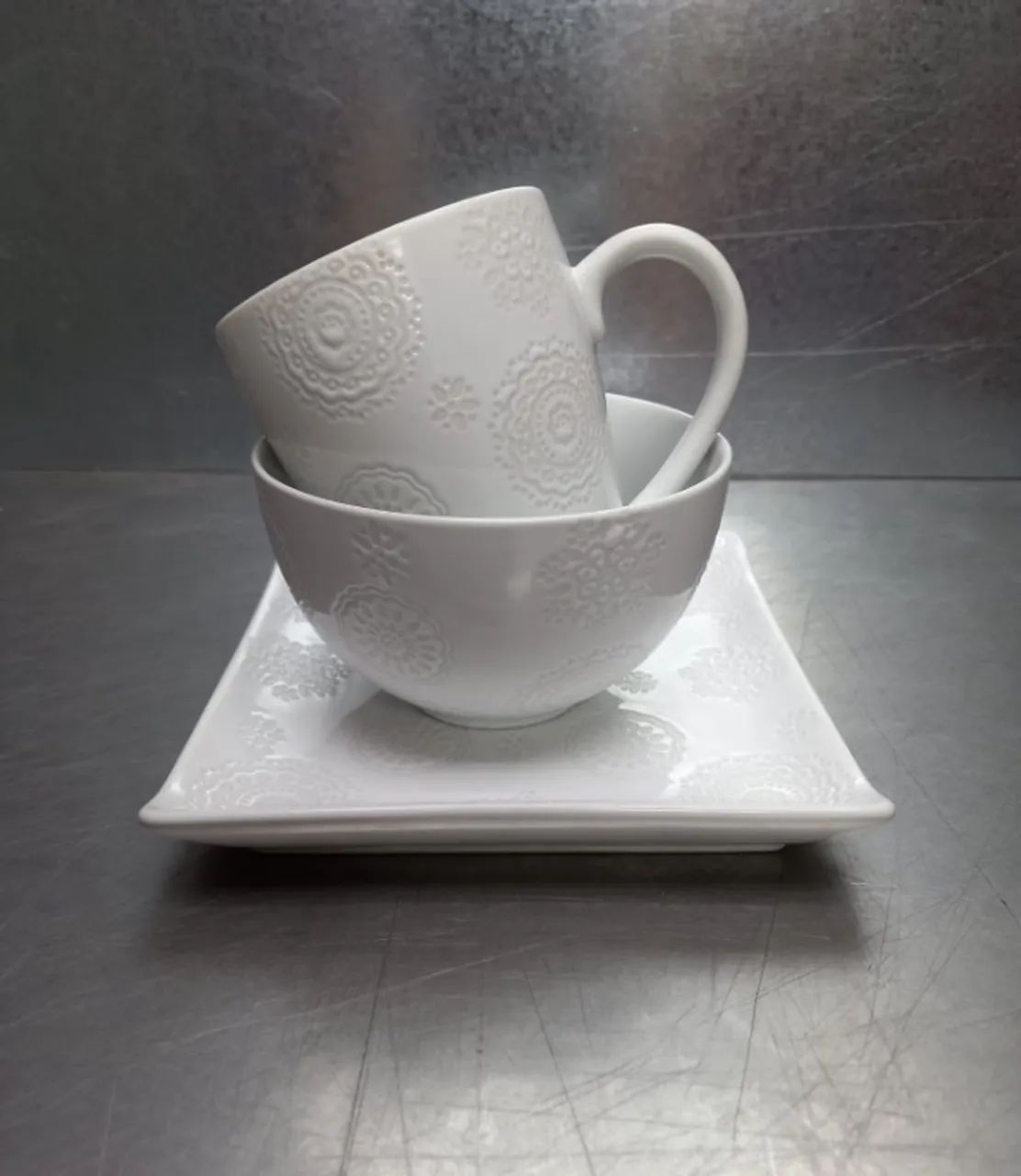 Jogo Porcelana Prato+Caneca+Tijela - Foto 2